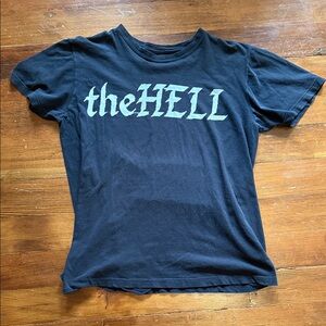 Band tee The Hell Matt Skiba Black Short Sleeve Tee